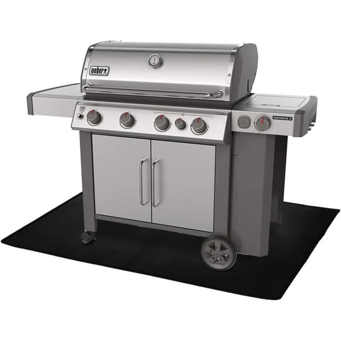 Tapis Barbecue Ignifuge 100 * 150cm Tapis Réfractaire - Résistant à La Chaleur Jusqu'à 1800°F Tapis Ignifuge Barbecue