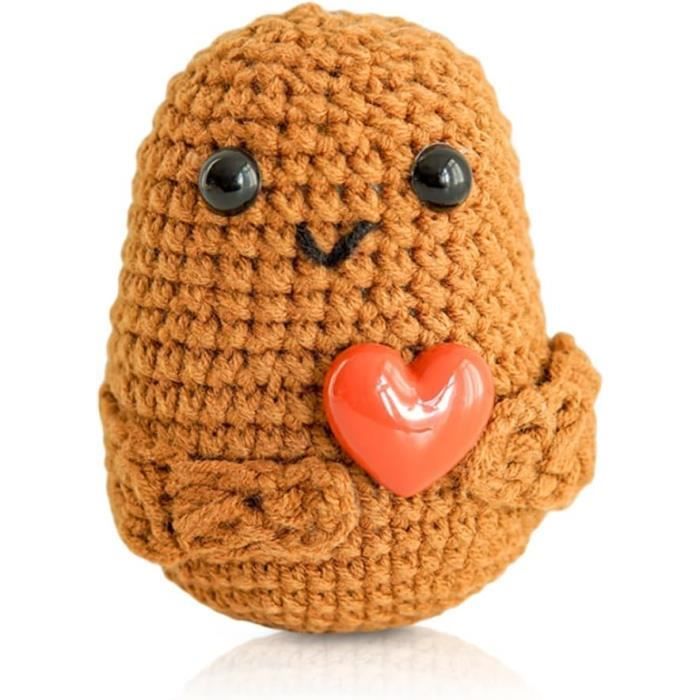 Mini Pomme De Terre Positive En Laine – Jouet Inspirant, Cadeau Mignon Pour Anniversaire, Noël, Saint-Valentin