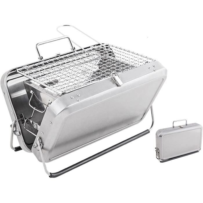 Rustler Grille de Barbecue en Fonte - Barbecue au Charbon de Bois - 50