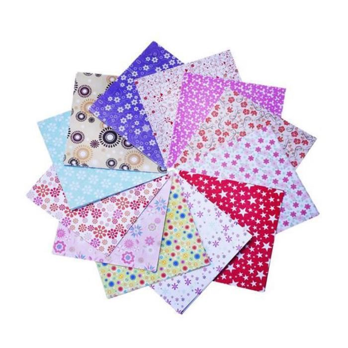 Papier Origami De Modele De Fleur Vintage Pliant Le Papier Pour Ation De Grue De Papier 12 Couleurs Aleatoires 72 Feuilles 6 Achat Vente Cahier De Texte Papier Origami De Modele De Cdiscount