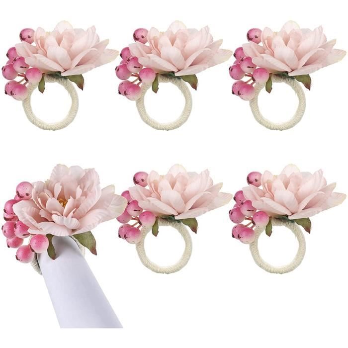 Coffret 4 ronds de serviette Linea Amadeus - Ambiance & Styles