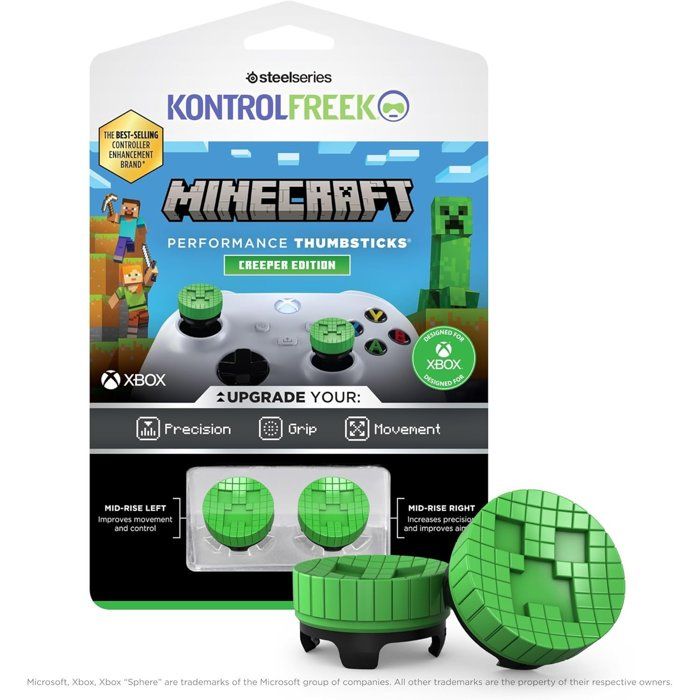 Accessoire manette Minecraft Creeper XBX Kit