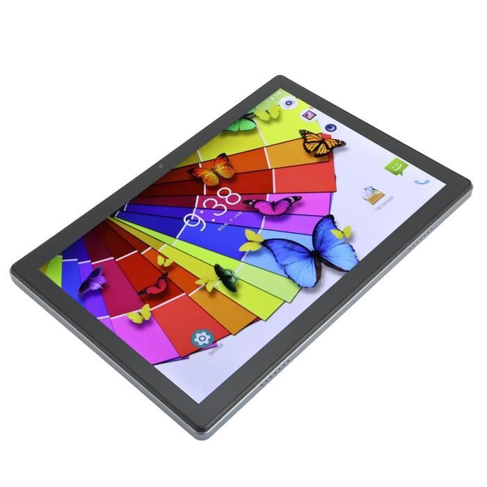 Tbest Tablette 5G Tablette 10,1 pouces 5G WiFi double fréquence 8 Go de RAM  256 Go de ROM Appel réseau 4G pour Android 10 Octa