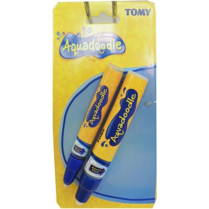 AQUADOODLE - TOMY - Pack 2 stylos à remplir - Pour dessiner sans se tâcher