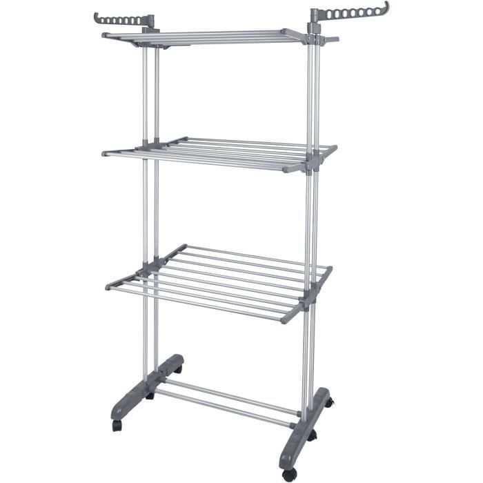 Séchoir à Linge Pliable Joseph Joseph - Support 5 Cintres Pour Mur Ou Porte - Idéal Séchage Et Repassage
