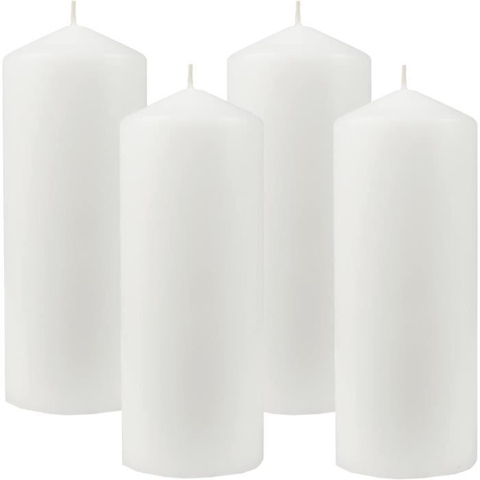 Lot De 100 Bougies Chauffe-Plat, Blancs, Diamètre : 3,8 X 2,5 Cm, Sans