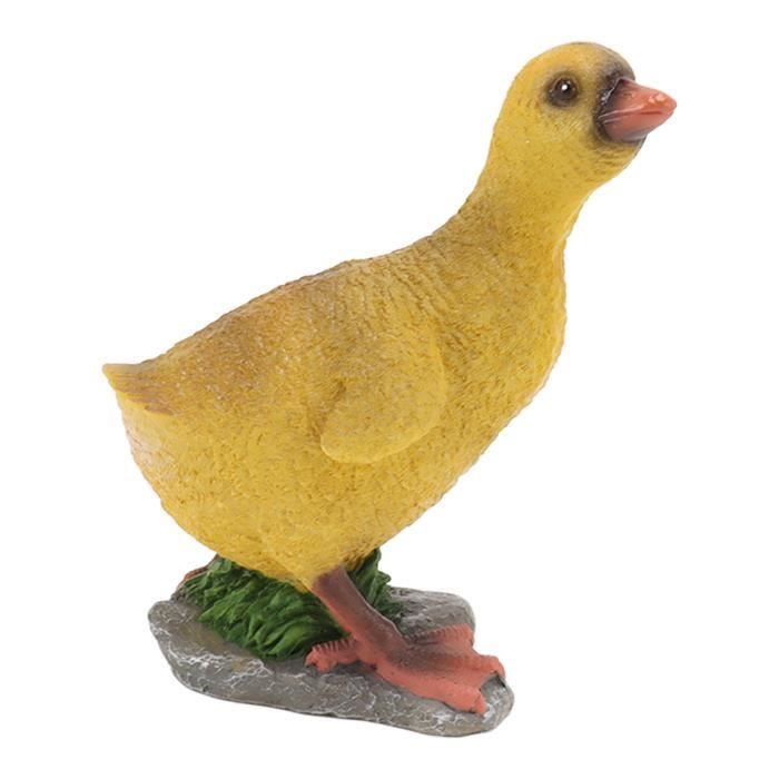 Statue Canard Punk Gothique 8cm - Figurine Résine Canard Satan Ou Death Rock Pour Décoration Originale