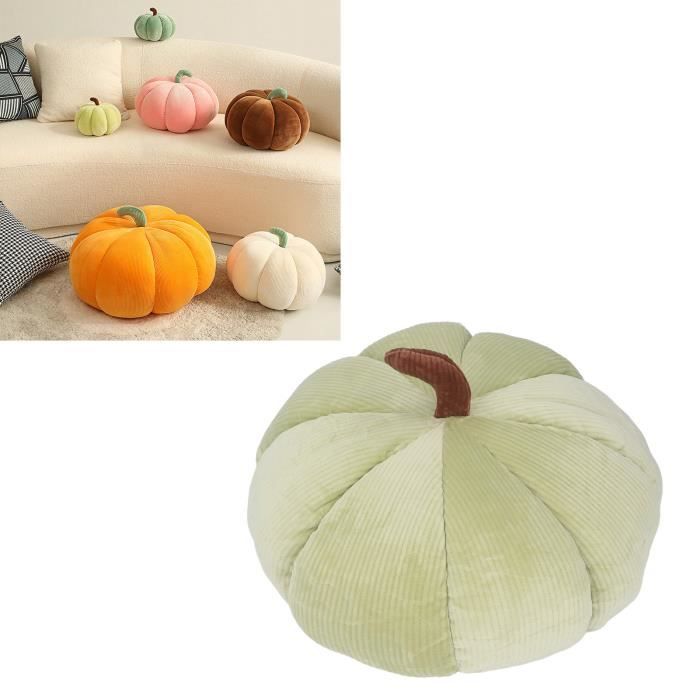 BROEYOUE Coussin Décoratif Citrouille en Peluche, Coussin Citrouille, Décoration de la Maison d