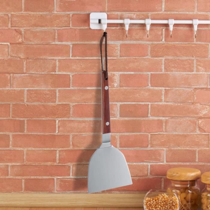 Pelle De Cuisson Acier Inoxydable 304 - Multifonction - 28,1x8,6cm - Pour Barbecue Et Cuisine