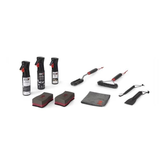 Kit de nettoyage Weber pour barbecues à gaz émaillés Noir