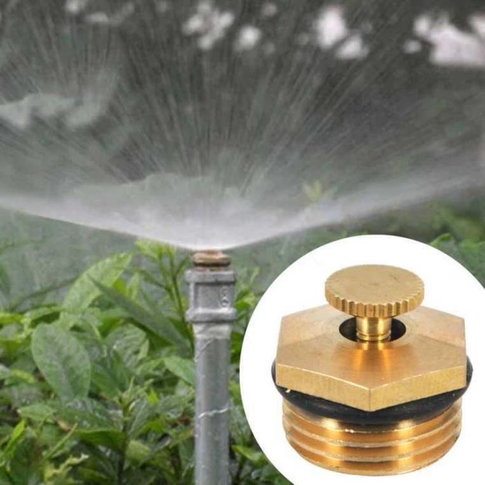 Lot De 5 Buses De Brumisation En Laiton - 1/2" Filetage Mâle - Pour Arrosage Agricole, Jardin, Pelouse - Débit 300-500 L/h - 7