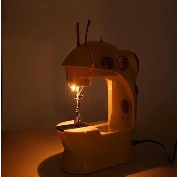 GOTOTOP Machine à Coudre Domestique Mini Machine à Coudre électrique