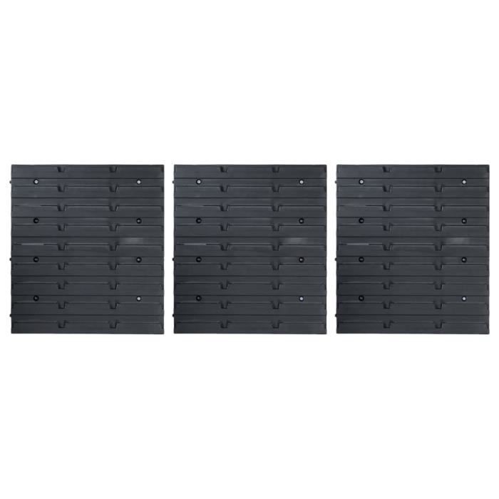 Alutec 656891 Set De Rangement 10 Bacs + 2 Rails – 5 Bacs Bleus (T1) Et 5 Rouges (T2), Dimensions 165x510x150 Mm