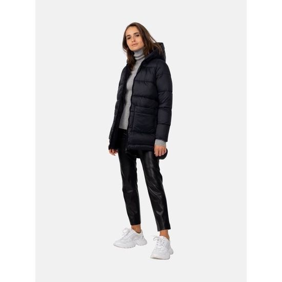 North Wood Doudoune carmen femme noir Noir Cdiscount Pret a Porter