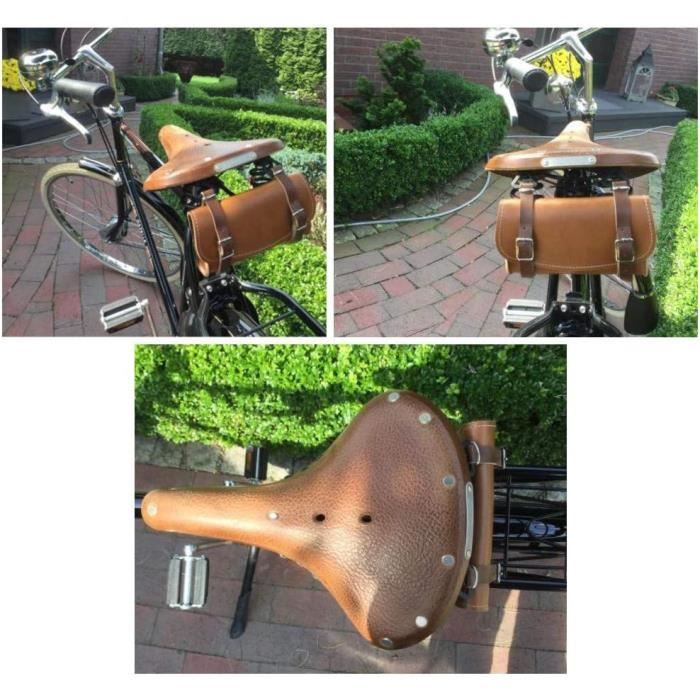 Selle velo vintage discount marron