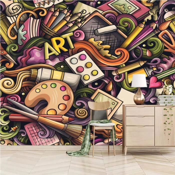 dessins de graffitis à dessiner sur papier