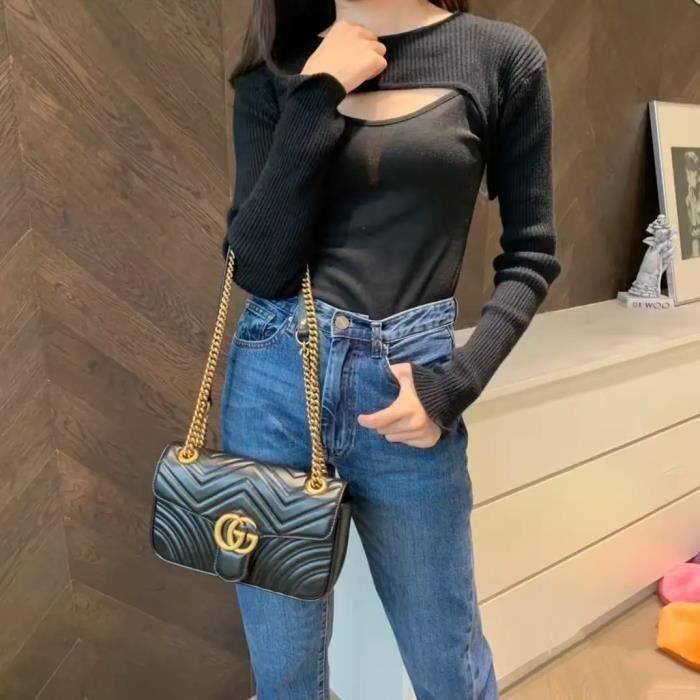 Sac Gucci Marmont Pas Cher 2022 Nouveau Pochette Bandouli re