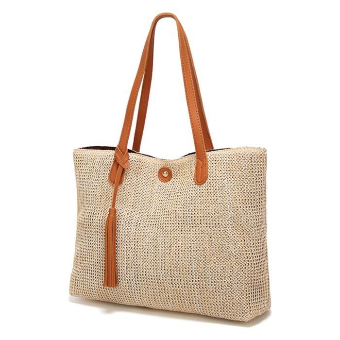 Sac 2025 paille frange