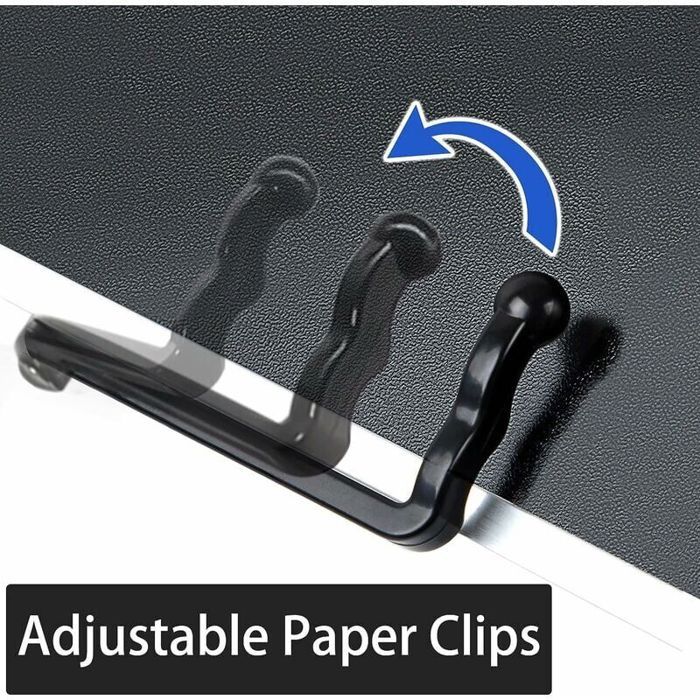 Support De Lecture Herlitz Avec Base En Plastique Et Anse En Métal - Rouge - Pour Tenir Livres Ou Documents