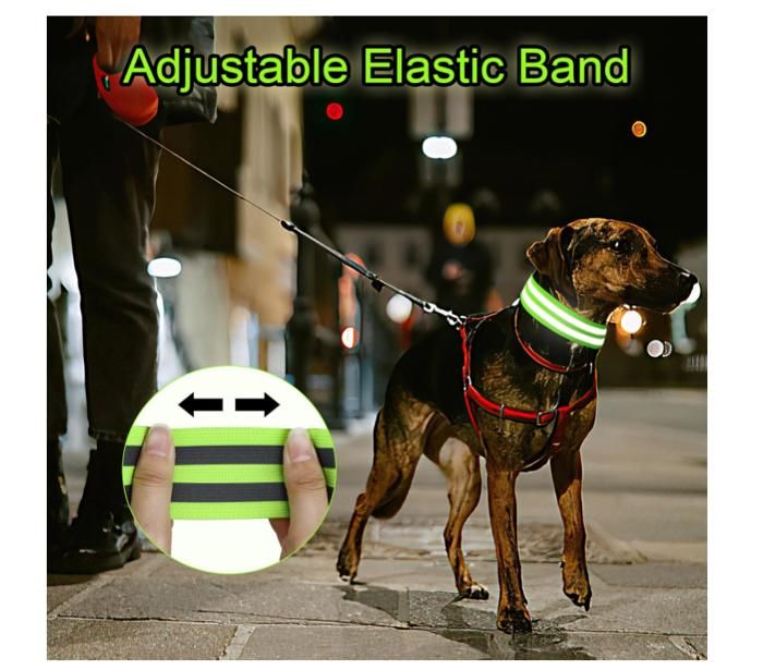 Accessoire Visibilité Nuit 6x] Brassard Réfléchissants De Sécurité, Élastique Réflecteur Bande Pour à Pied Vélo Chien Bracelet Reflechissant