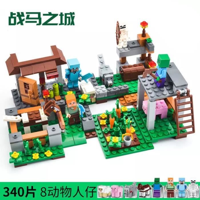 Minecraft Steve's Village Jungle 340 pièces sac blocs de construction ...