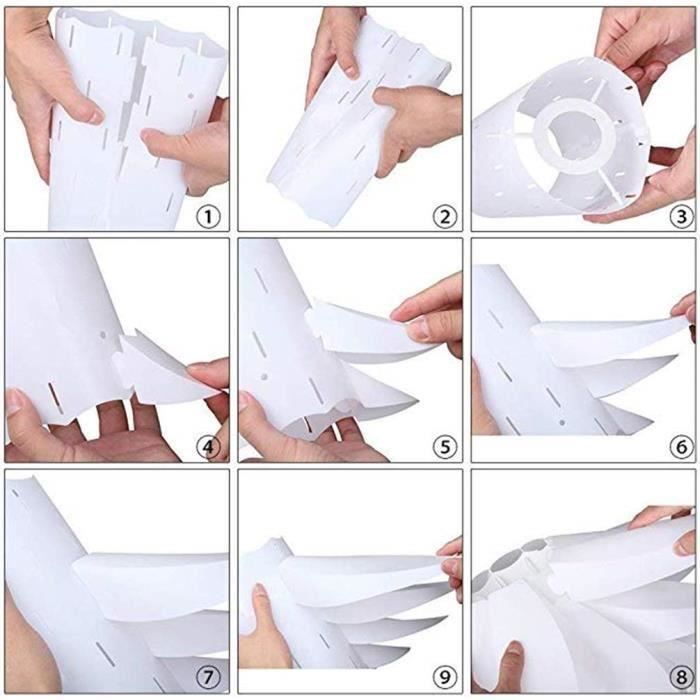 Abat-jour En PVC Lampe Suspendu Décoration Pour Maison Hôtel Magasin