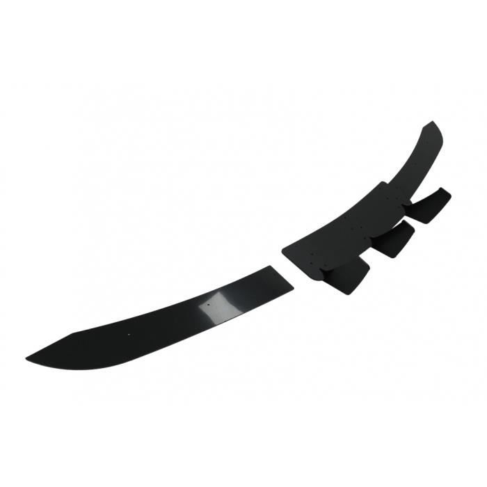 Spoiler Avant Pour Mercedes Classe C W204 2007-2010 | Noir Brillant ABS | Protection Et Style Sportif - 3
