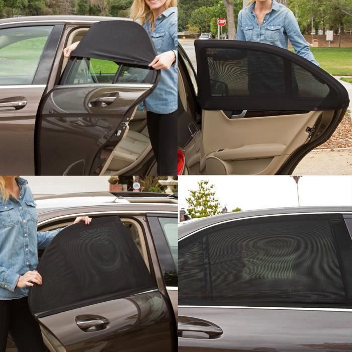 Store Vitre Voiture Protection UV Pare Soleil Pour Voiture, Pare Soleil Voiture Chaussette, 2 Pièces Pare C3 Citroen