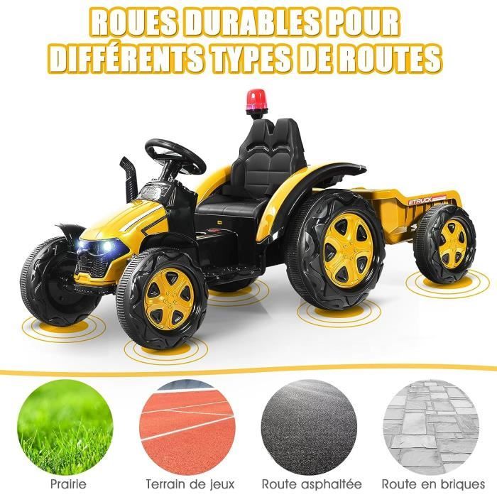 Falk Toys Tracteur pour enfants XL avec remorque - acheter sur