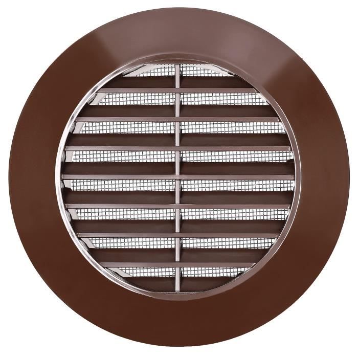 Grille Ventilation Ronde 200 Mm En Fonte D'Aluminium