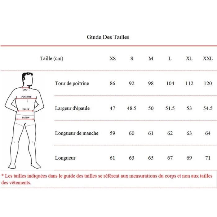 Café coton guide des discount tailles
