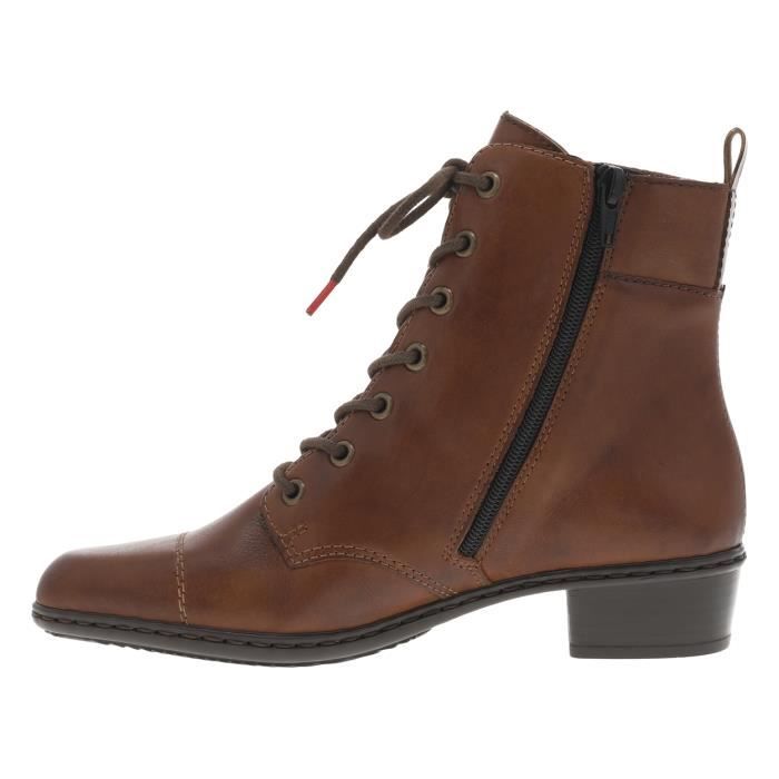 Bottines fourrées top rieker femme