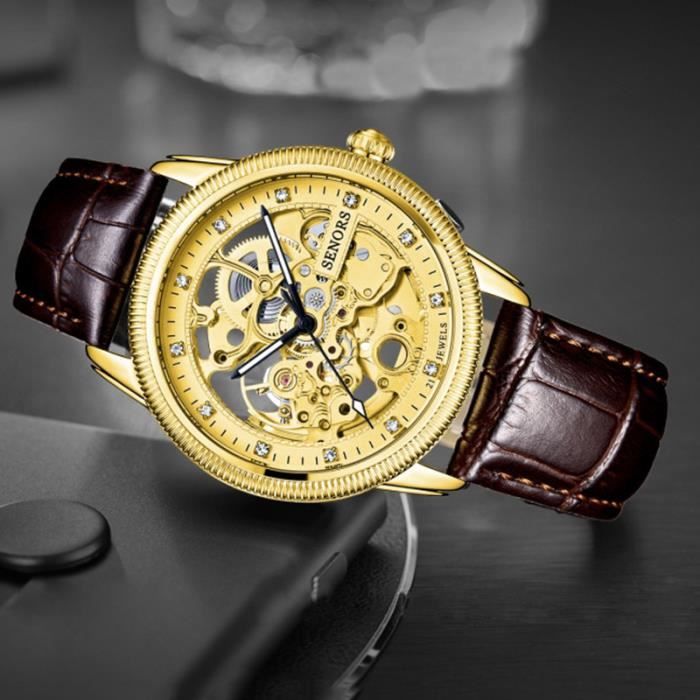Montre hotsell doré homme