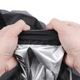 Housse de rangement pliable anti-poussière, convient pour lit pliant ou sac de protection de lit pliable，99x38x113cm.-3
