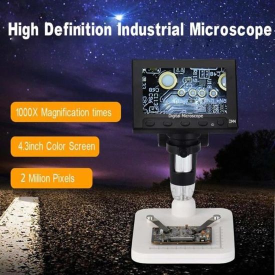 Microscope Enfant Avec Écran LCD 1000x - Cabine à Insectes | Cadeau Scientifique Portable