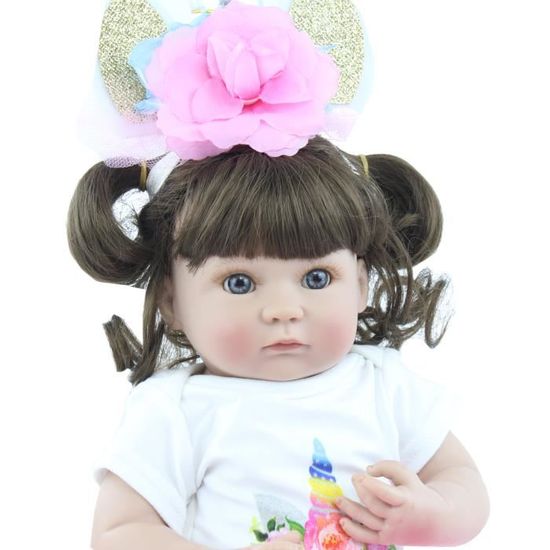 Poupée renaissance bebes renaissant poupées de silicone girl body 40cm  adorable jouets de poupée pour les filles boneca bébé bebe poupée meilleurs  jouets cadeau mignon