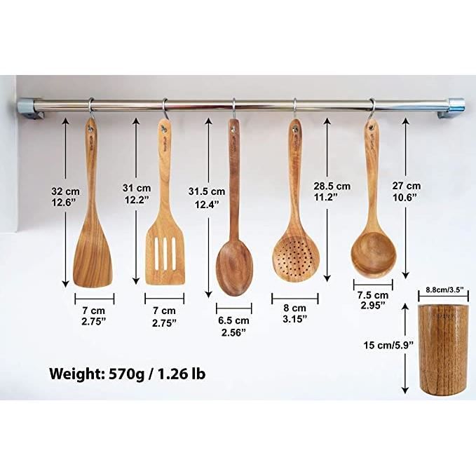 Maison Et Cuisine Lot Ustensile Cuisine Berglander Lot De 38 Ustensiles De Cuisine En Silicone Antiadhésifs Spatule Bois Pot Ustensiles Cuisine