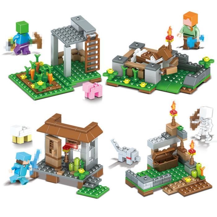 Minecraft Steve's Village Jungle 340 pièces sac blocs de construction ...