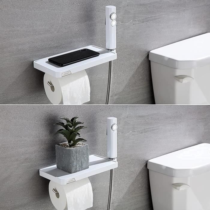 Une douchette WC universelle en kit pour remplacer le papier