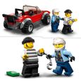 LEGO® City 60392 La Course-Poursuite de la Moto de Police, Jouet Voiture de Course et 2 Policiers-4