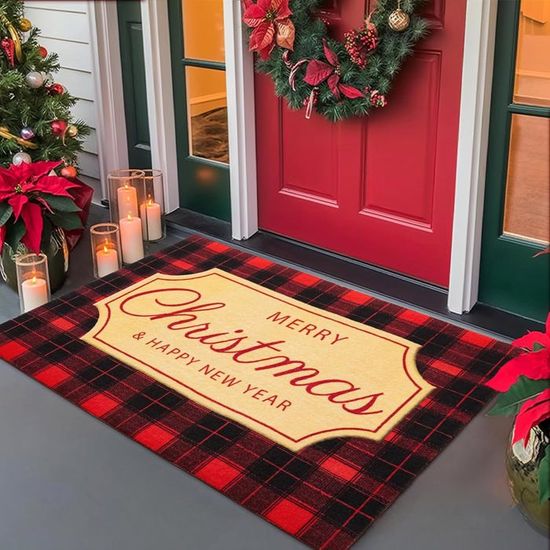 Paillasson Maison En Pain D'épice, Tapis Amusant Pour Noël