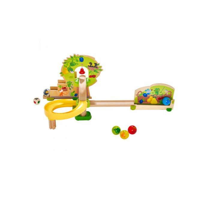 Toboggan à Billes Kullerbu Le Verger – HABA, 2 Ans+, Jeu De Circuit Avec Règle, Compatible Kullerbü
