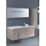 Meuble Salle De Bain Contemporain Neoma 130x50x52 Achat Vente