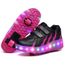 Nouveau Style Enfant Basket Roulettes à Chaussures LED Lumière ...