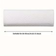 Housse de protection murale pour climatiseur, design en grille diamantée, simple et élégante, housse universelle Laiteux