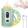 Chauffe-biberon portable USB Ysinobear - Sac isotherme - Thermostat chauffe-lait pour bébé maison / voiture-0
