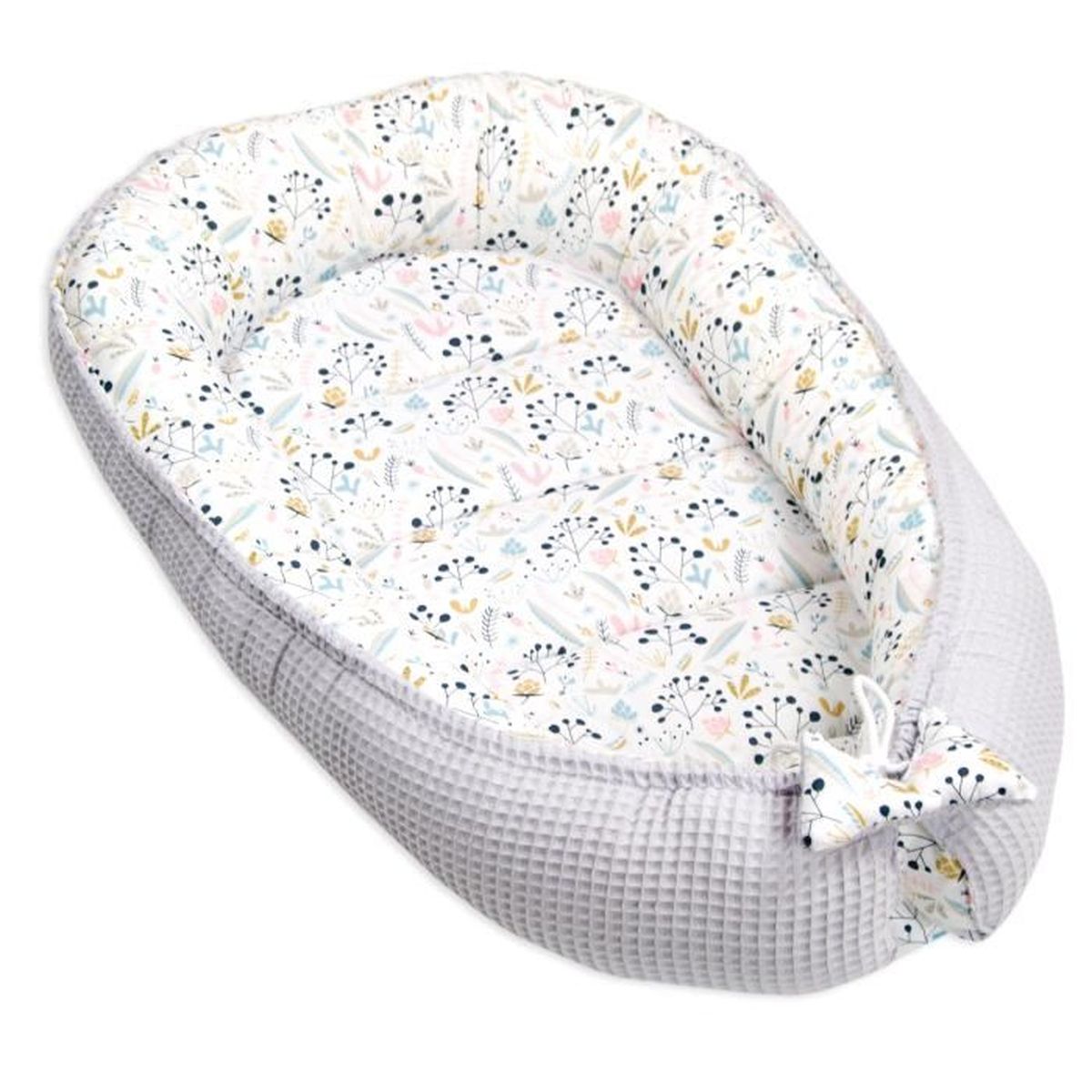 Pimko Lit Bebe 2 Cotes Bebe Cocon Baby Nest Nourrissons Coussin Pour Lit Pour Nouveau Ne Nid De Bebe En 100 Coton Creatif Feuilles Cdiscount Puericulture Eveil Bebe