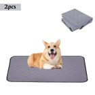 BOURJOIS 2Pcs Tapis Educateur pour Chien Chiots 70x50cm Lavable Réutilisable Hygiénique d’Entraînement pour Apprentissage de la Propreté