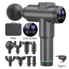 Pistolet de Massage GAGAFEEL Musculaire, pour Récupération de Fatigue(30 Niveaux Réglables, 4 Têtes de Massage /Ecran LCD HD)
