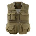 Gilet tactique militaire multi-poches pour homme - Veste d'été sans manches pour le travail et la chasse, Lumière EN8